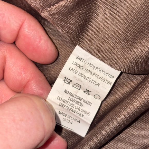 Judith March crochet overlay dress delicate lace design adjustable straps medium - Picture 11 of 11